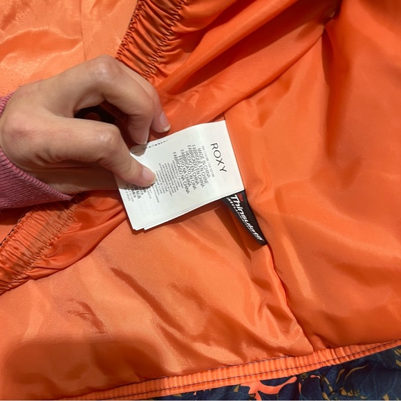 Roxy Womens Lined Ceder Hooded Jacket - Women's Size Medium - Picture 5 of 7